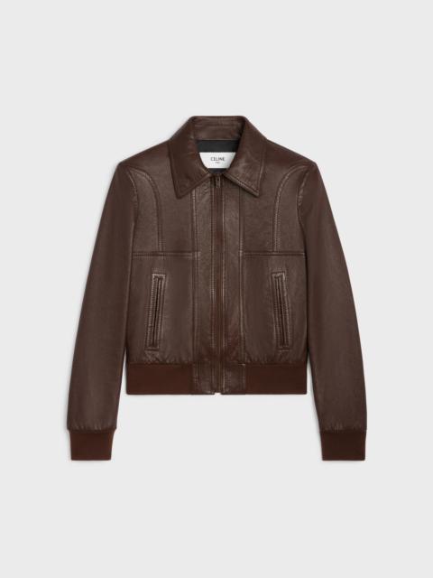 CELINE boule blouson in soft lambskin