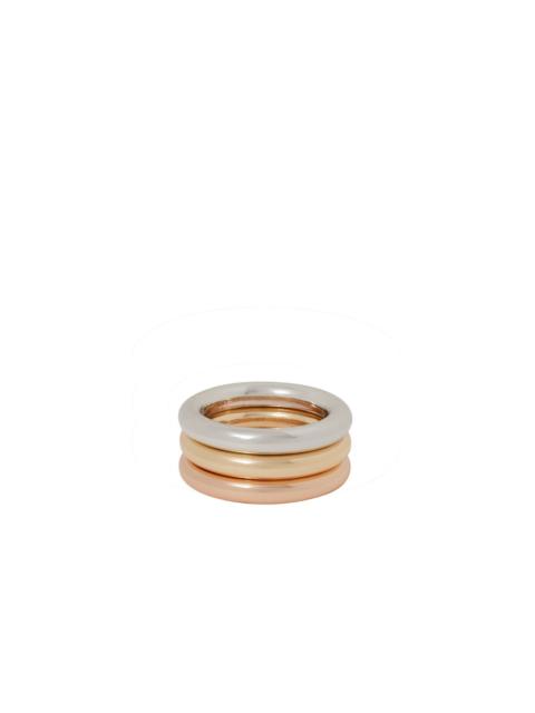 ROXANNE ASSOULIN tubular metal ring set