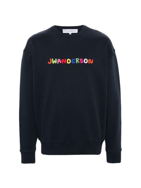 JW Anderson logo-embroidered cotton sweatshirt