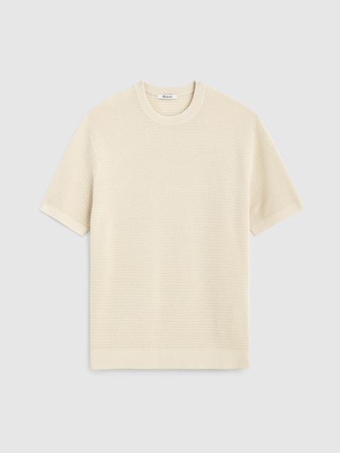 Madewell Textured-Stitch Sweater Tee