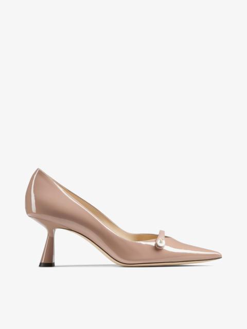 Rosalia 65
Ballet Pink Patent Pointed Pumps with Pearl Detail