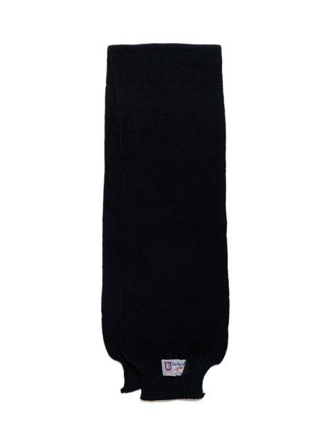 The Real McCoys MA24103 Scarf, Wool-Knit Navy
