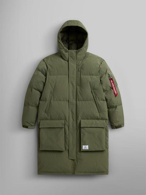 ALPHA INDUSTRIES LONG PUFFER PARKA