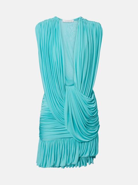 CHRISTOPHER ESBER Ripple draped jersey minidress