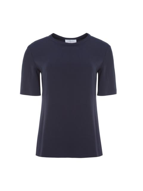 GABRIELA HEARST Elisa Top in Navy Silk Crepe