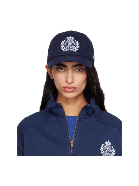 Sporty & Rich Navy NY Crest Hat