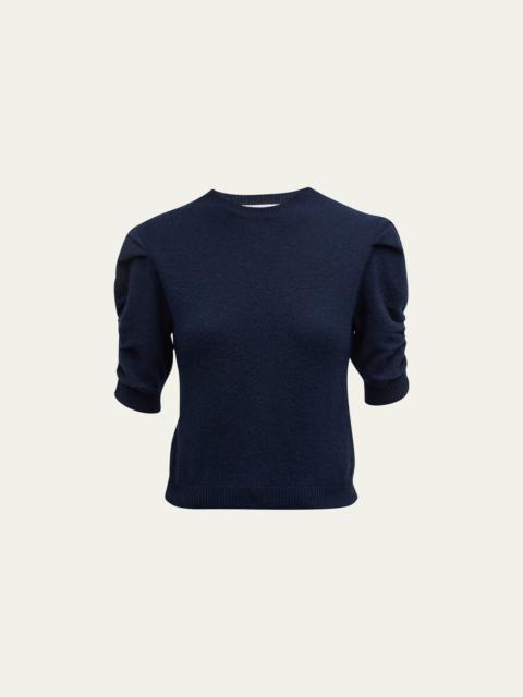 FRAME Ruched Cashmere Sweater