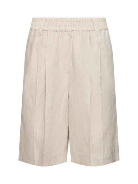 Brunello Cucinelli Linen Bermuda shorts
