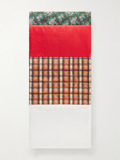 Dries Van Noten Fidelke Patchwork Woven Scarf Multi