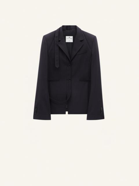 courrèges MODULAR WOOL TAILORED JACKET