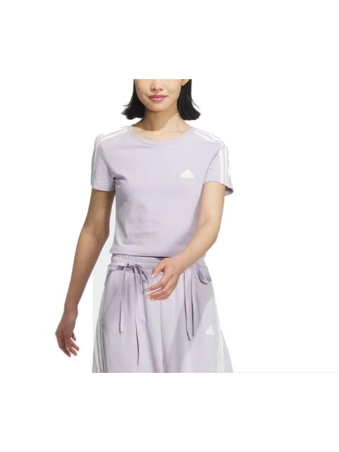 adidas (WMNS) adidas Dance Short Sleeve T-Shirt 'Purple' JI9794