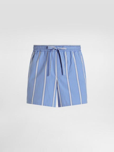 Dolce & Gabbana Striped poplin bermuda shorts