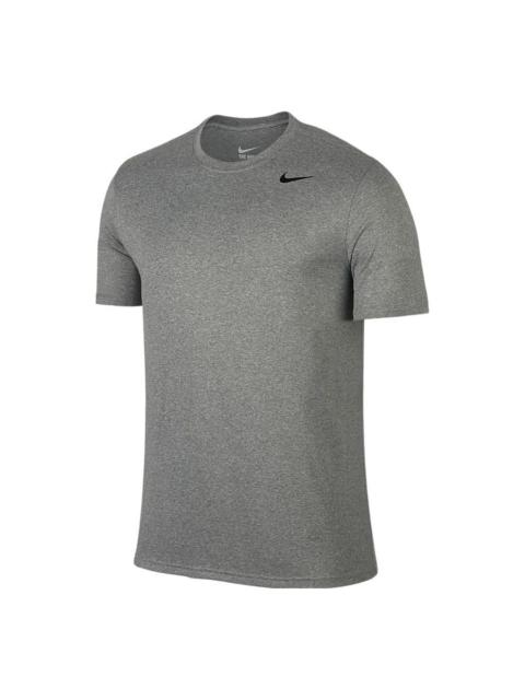 Nike Nike Dri-FIT Legend Short Sleeve Training T-Shirt 'Dark Heather Grey' 718834-063