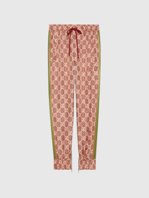 GG Supreme print silk pant