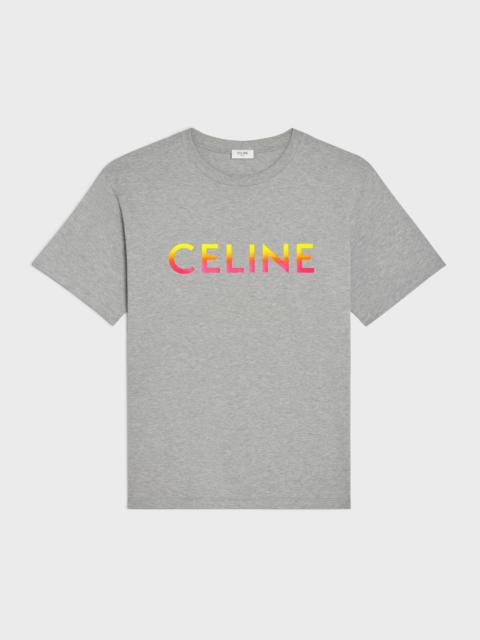 CELINE LOOSE CELINE T-SHIRT IN COTTON JERSEY