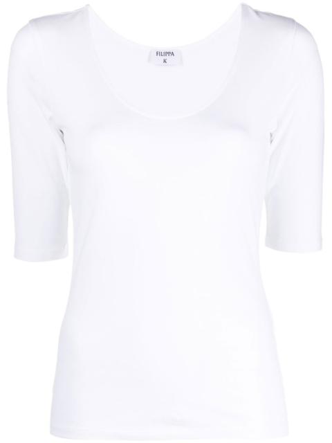 FILIPPA K jersey-knit scoop neck T-shirt