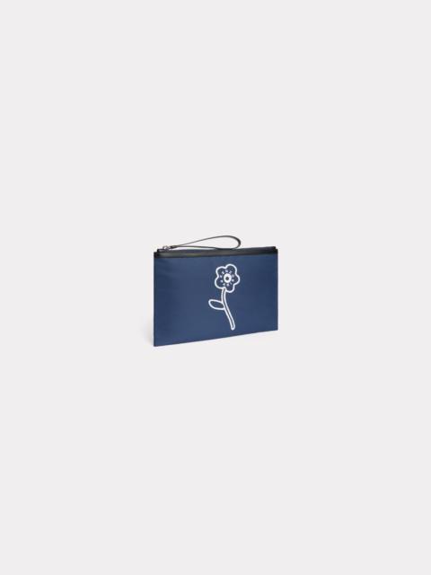KENZO 'KENZO Rue Vivienne' embroidered large clutch