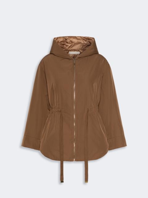 Max Mara CHARME Reversible padded parka in radzmir and water-repellent canvas - HONEY