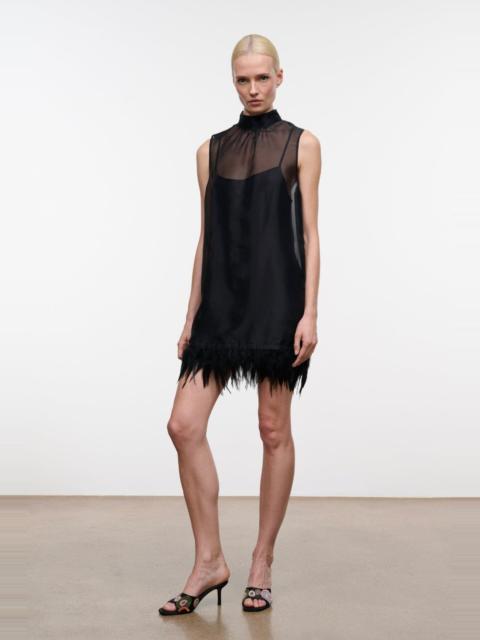 STAUD STAUD ALBEE MINI DRESS BLACK