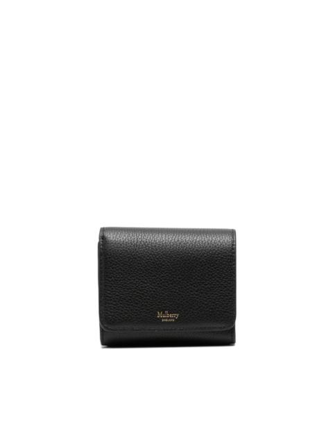 Mulberry logo-print leather wallet