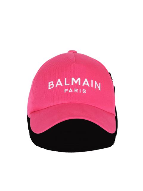 Balmain Cotton cap with Balmain logo
