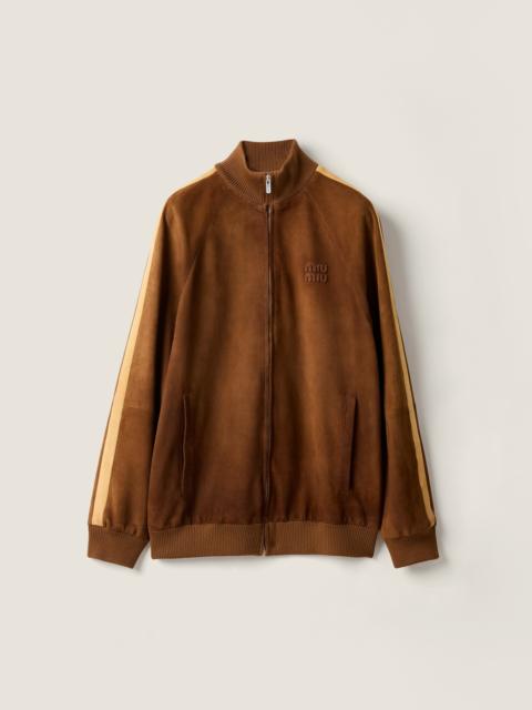 Miu Miu Waxed suede jacket