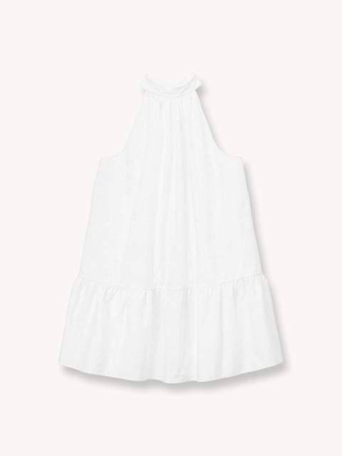 STAUD MARLOWE DRESS WHITE