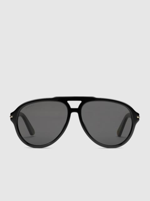GUCCI Navigator frame sunglasses