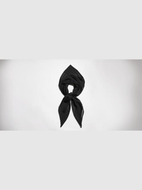 GUCCI Lightweight silk jacquard shawl