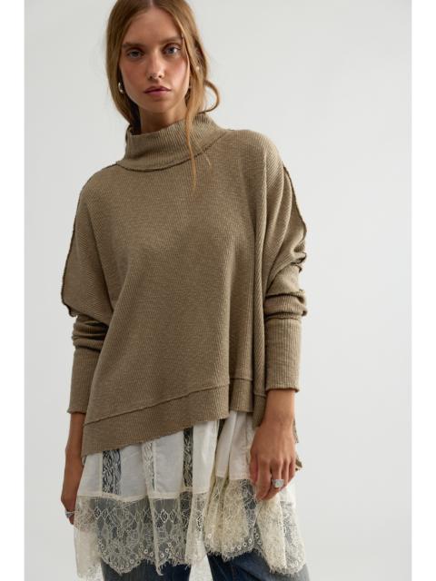FREE PEOPLE We The Free Moon Daisy Turtle-Neck Twofer