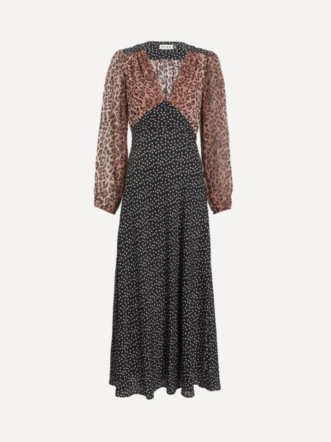 RIXO Kaila Silk Dress