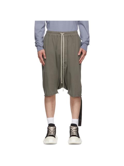 Rick Owens DRKSHDW Taupe Pods Shorts