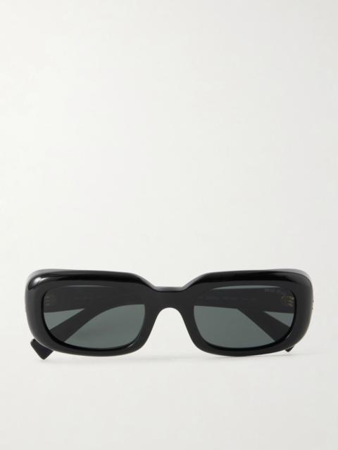 Miu Miu Square-frame acetate sunglasses Black