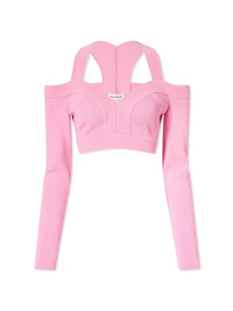 Alexander McQueen Alexander McQueen Knit Crop Top