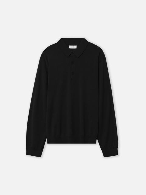 CASHMERE WOOL BLEND POLO