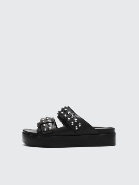 Geo Studded Platform Slide - Leather
Flat Sandal