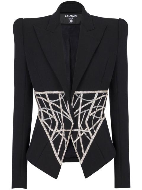 Balmain double-breasted wool blazer