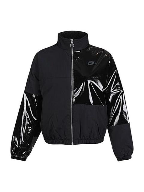Nike (WMNS) Nike Sportswear Icon Clash Synthetic-Fill Colorblock Casual Training Jacket Black CZ1871-010