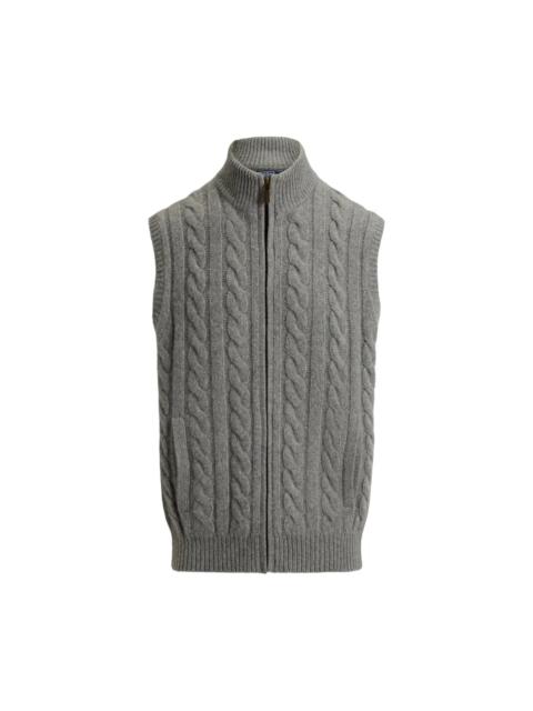 Polo Ralph Lauren CABLE-KNIT ZIP-UP VEST
