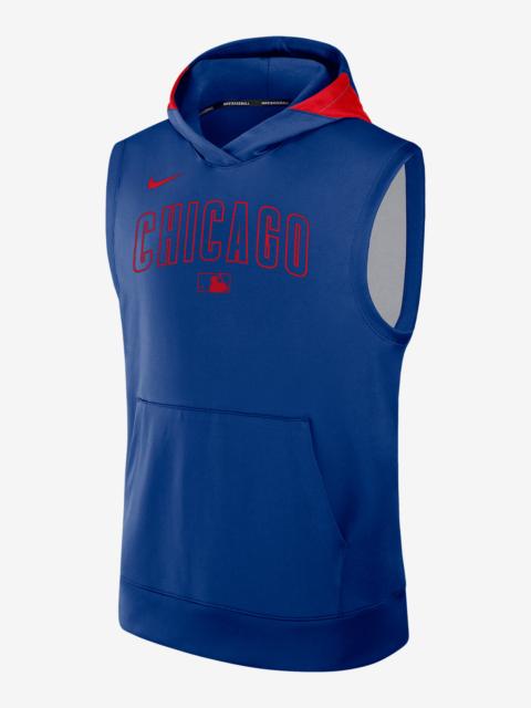 Nike Chicago Cubs Authentic Collection Men’s Nike Dri-FIT MLB Sleeveless Pullover Hoodie