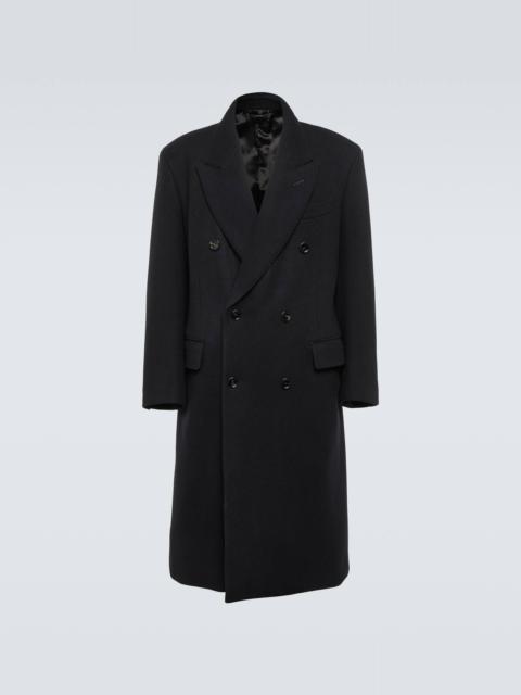 TOM FORD Wool double-breasted coat