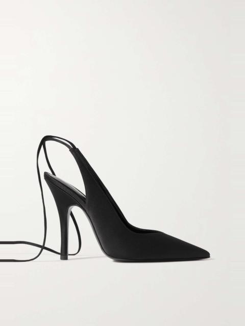 THE ATTICO Venus satin pumps