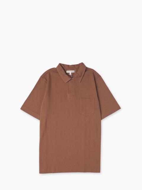 Merz b. Schwanen MERZ B. SCHWANEN 2PKPL POCKET POLO SHIRT NUT