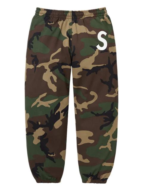 Supreme logo-print camouflage track pants
