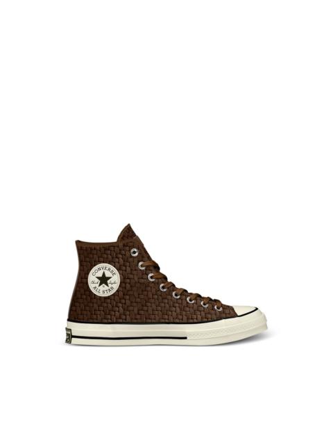 Converse Chuck 70 woven high-top sneakers