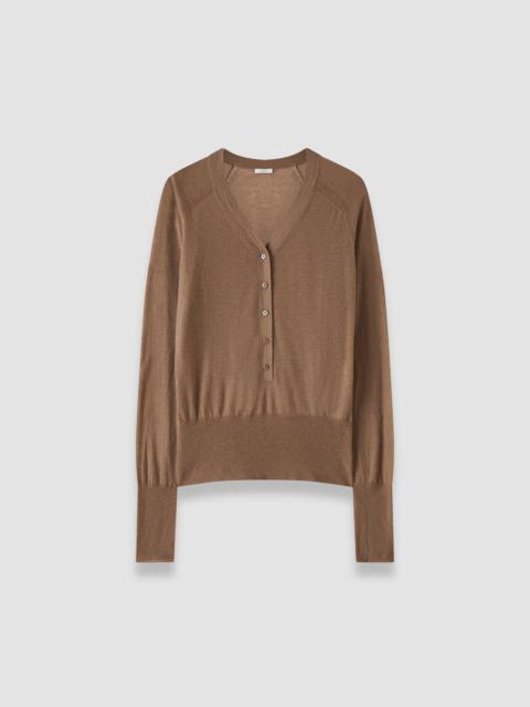 JOSEPH Reem Cashair Henley Top