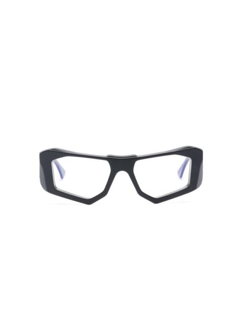 Kuboraum F6 rectangle-frame glasses