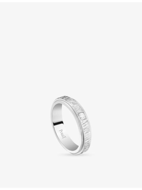 Piaget Possession 18ct White-Gold And 0.02ct Brilliant-Cut Diamond Ring