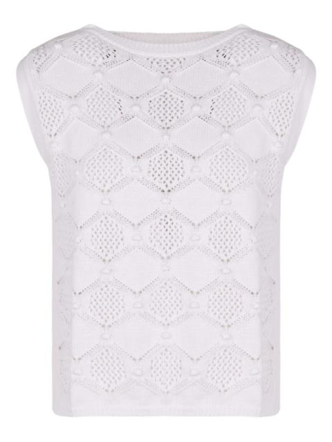 Max Mara open-knit top