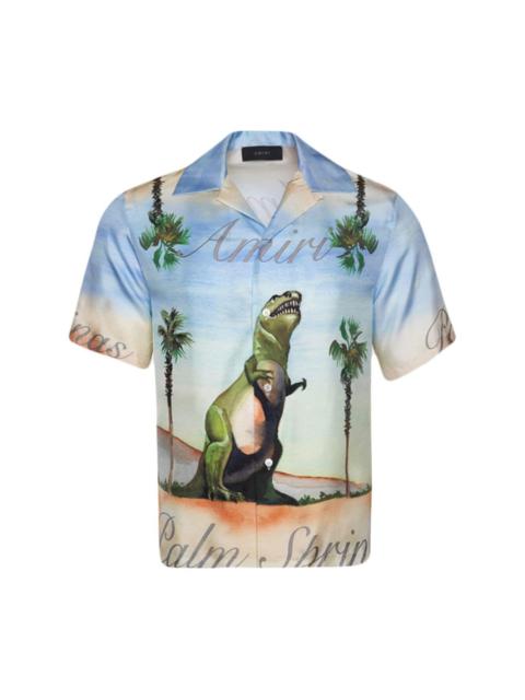 AMIRI x The Webster Dinosaur silk shirt